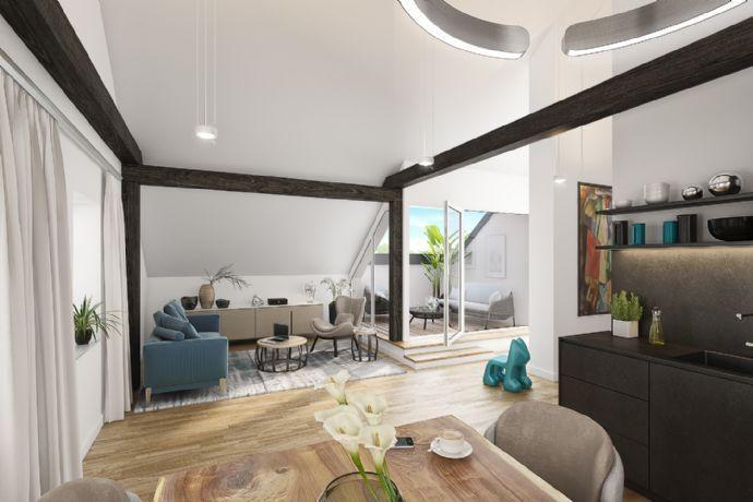 Gustav´s Hofgärten - Design trifft Natur - 3-Zimmer im historischen Vierseithof - Dachterrasse & Kaminofen Zepernicker Straße