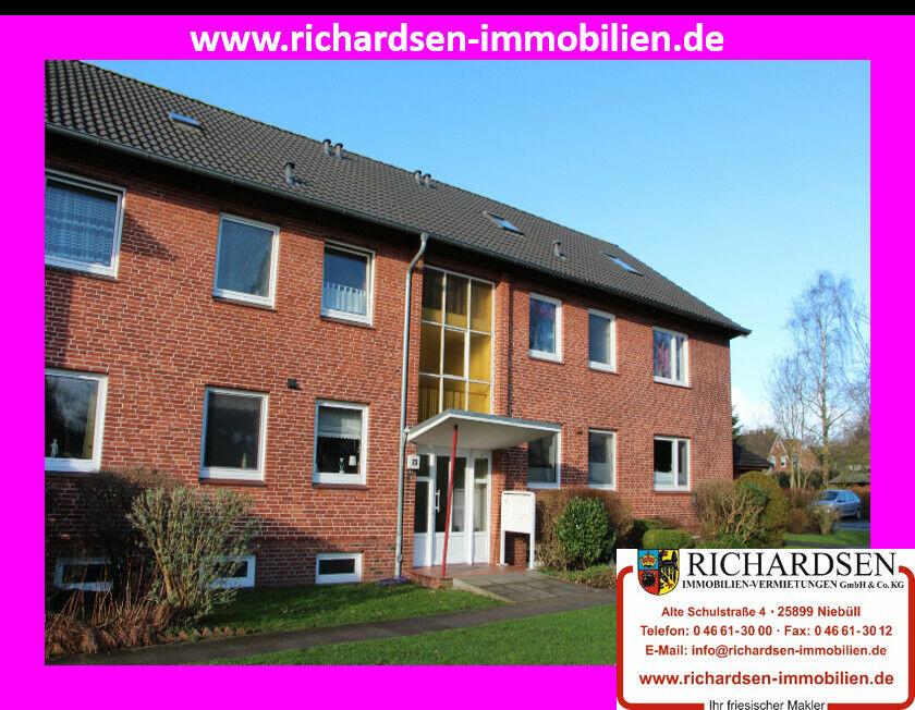 Bezugsfreie Eigentumswohnung im Dachgeschoss in zentrumsnaher Lage in 25917 Leck Schleswig-Holstein