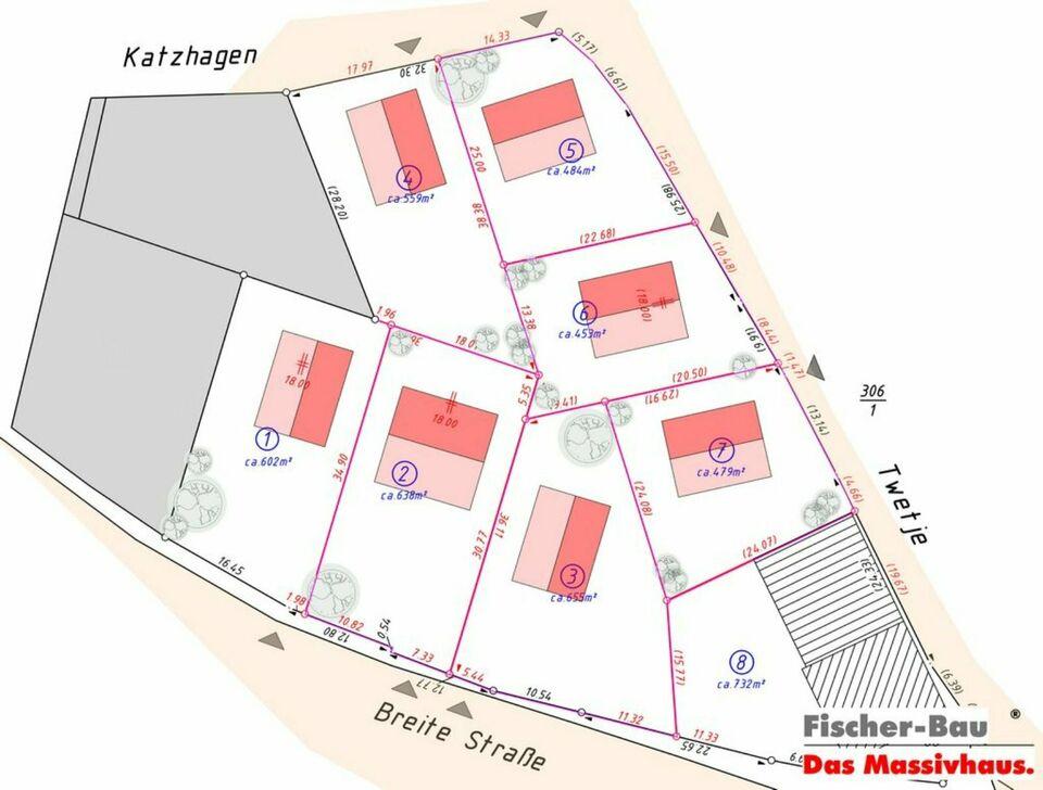 Clauen 7 Baugrundstücke ab 70.215 € (453-655 m²) Bauträgerbindung Hohenhameln