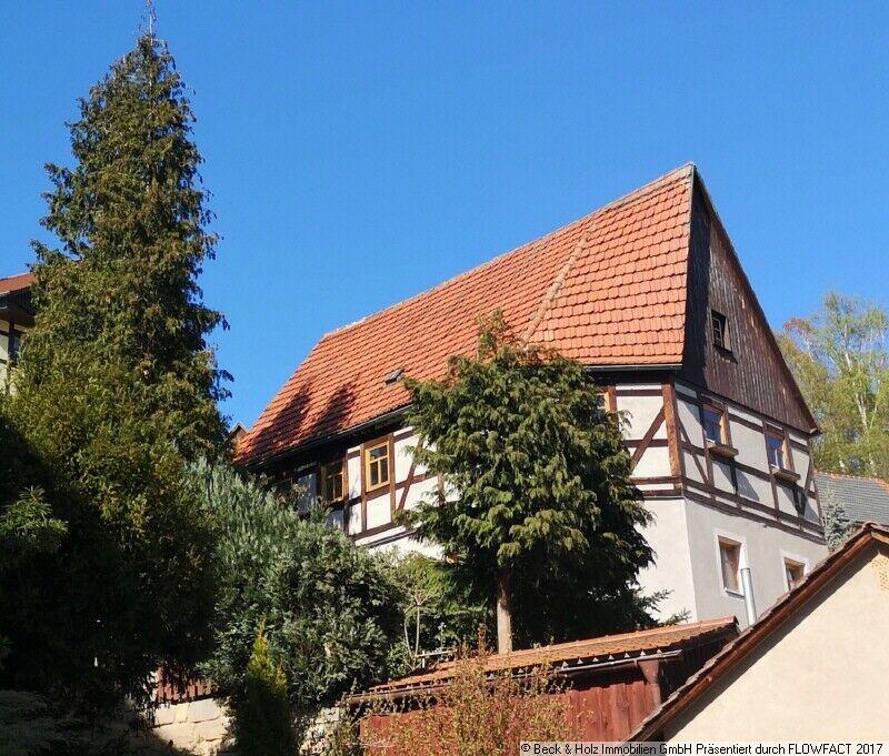 Denkmalgeschütztes sanierungsbedürftiges Kleinod mit Burgblick! Hohnstein