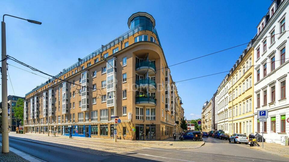 Zentral gelegene 1-Zimmer-Wohnung mit Balkon im beliebten Neustadt Innere Neustadt