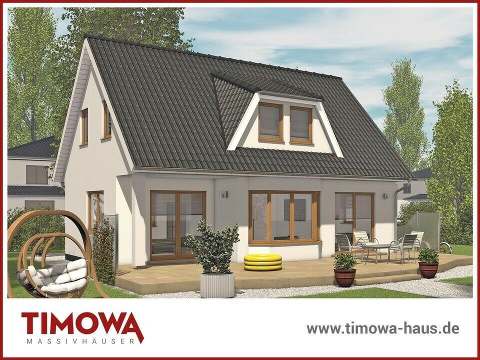 *** Neubauprojekt - Ein individuell geplantes TIMOWA-Massivhaus mit überdachter Terrasse *** Landkreis Kassel
