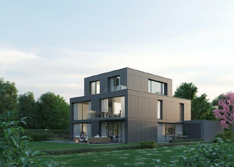 Neubau 2: Haus mit separater 2 Zi.-Whg. und Blick ins Grüne direkt am Schloßpark Kirchheim bei München