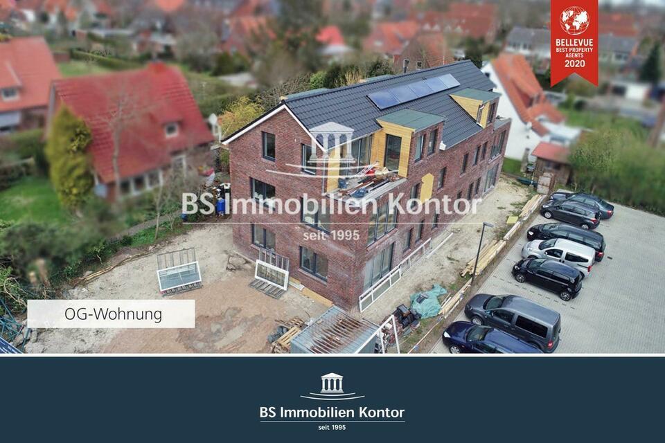 Wittmund - Zentrum! Schlüsselfertige OG-Wohnung Nr. 4 mit Balkon, Gartenanteil und PKW-Stellplatz in zentraler Wohnlage! Wittmund