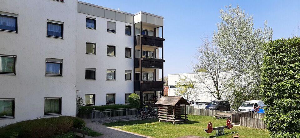 Frei: gepflegte 3-Zimmer-Wohnung in ruhiger Lage Nähe Stein-Center Freising