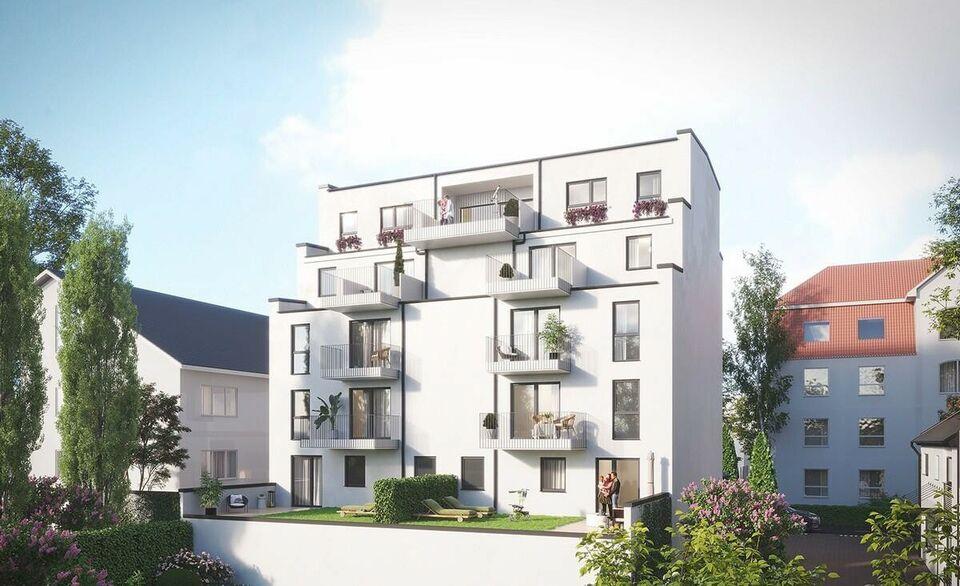 Neubau mit Terrasse und Garten: Wunderbare 3-Zimmer-Wohnung mit KfW 55- Standard Kolbermoor