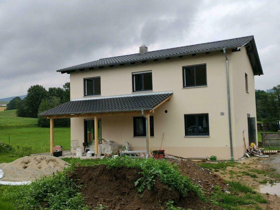 Massivbauweise: Einfamilienhaus mit Satteldach - Projekt. Neubau Straubing