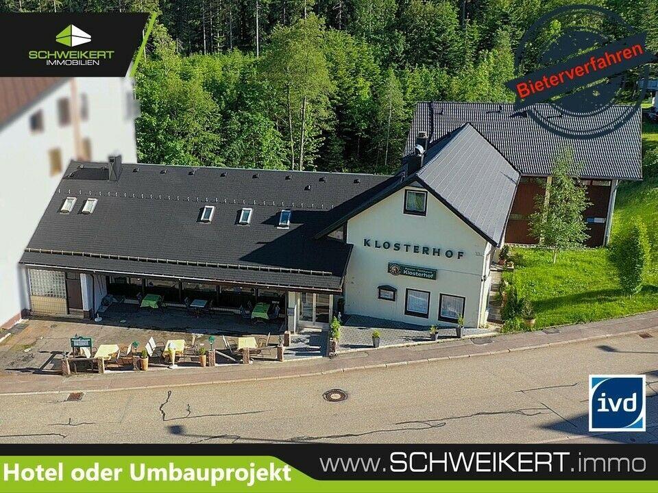Im Bieterverfahren: Hotel, Restaurant, Hallenbad, Sauna/ Wohnungsumbaumöglichkeiten in Kniebis/FDS Baden-Württemberg
