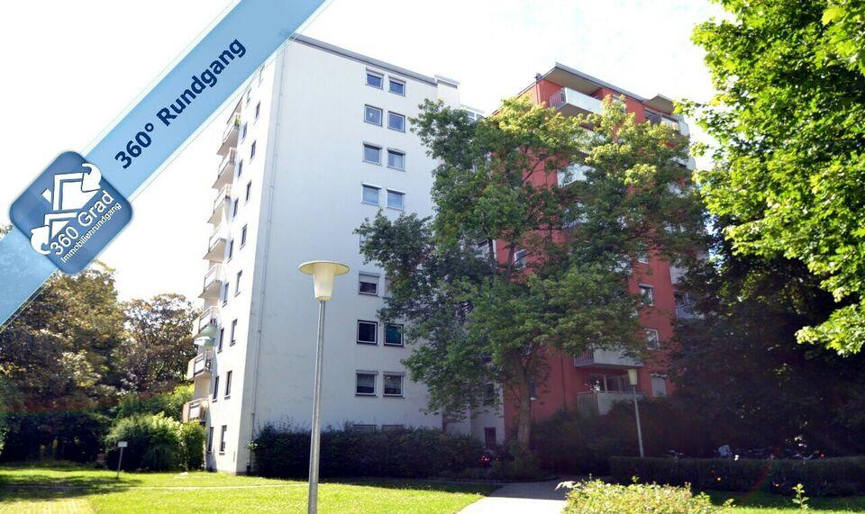 Schöne, gut geschnittene Eigentumswohnung mit 3 Räumen mit Blick ins Grüne in Fürstenried! Parkstadt Solln