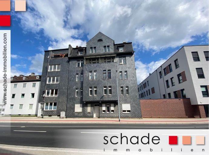 SCHADE IMMOBILIEN - Gut aufgeteilte 3-Zimmerwohnung mit zwei kleinen Balkonen in absolut zentraler Lage von Hagen-Haspe! Hagen