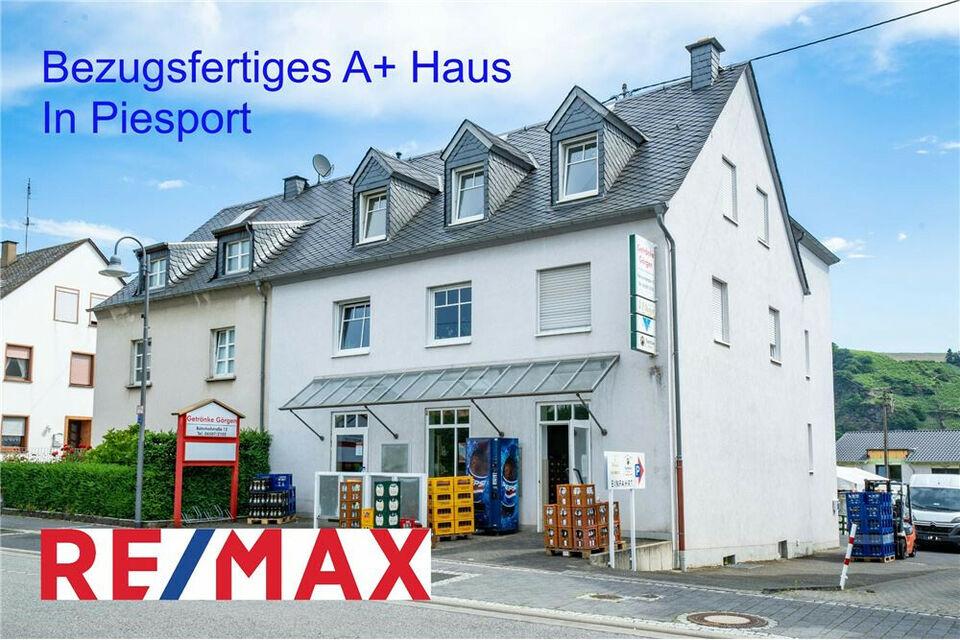 REMAX - Piesport offeriert A+-Gebäude mit vier bezugsfertigen Wohn- und Arbeitsebenen in der Bahnhofstraße 1 Rheinland-Pfalz