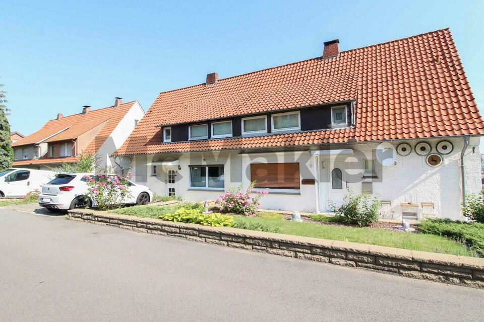 Familienidyll: 4,5-Zi.-Doppelhaushälfte mit großem Garten, Balkon und Garage in Nettelstedt Kreis Minden-Lübbecke