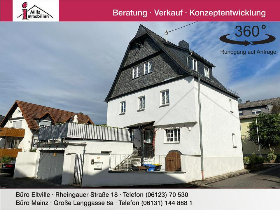 *Provisionsfrei* Entzückend saniertes Fachwerkhaus mit viel Platz und großer Terrasse Rüdesheim am Rhein