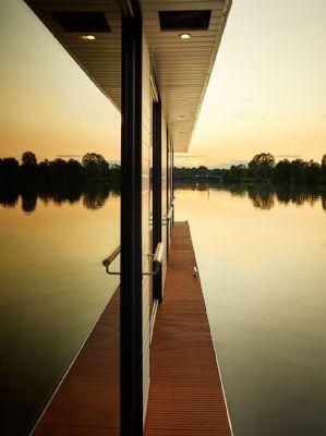 LUXUS Hausboot - 2 Etagen - 120 m² Wohnen - 25m² SONNENTERRASSE - Kamin, Sauna, komplett individuell Berlin