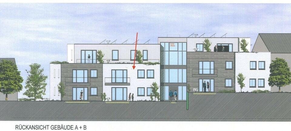 Neubauwohnung - 2ZKB mit Süd-West-Balkon ca. 56,5 m2 in Konz nahe Schwimmbad, Baubeginn Sommer 2020 Rheinland-Pfalz