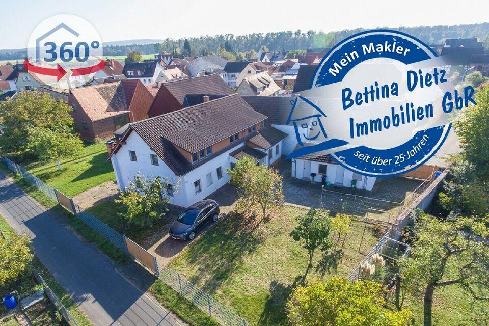 DIETZ: 2-3 Familienhaus in einer TOP-Feldrandlage von Babenhausen OT - NUR 5km bis Dieburg! Babenhausen