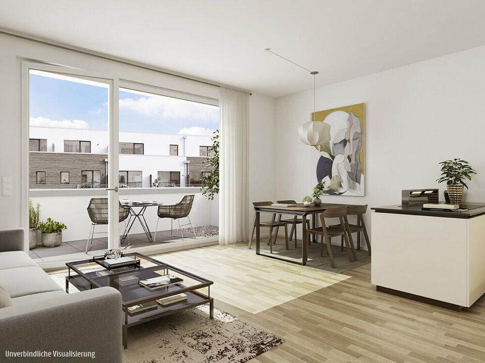 2-Zimmer-Wohnung mit durchdachtem Wohnkomfort im nachhaltigen Neubau-Quartier 52° Nord in Grünau Köpenick