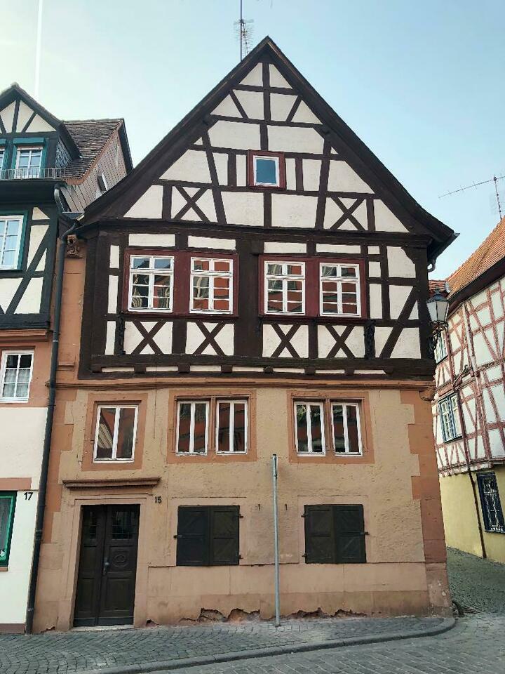 Wohnhaus in der Altstadt von Büdingen (komplett entkernt). Büdingen