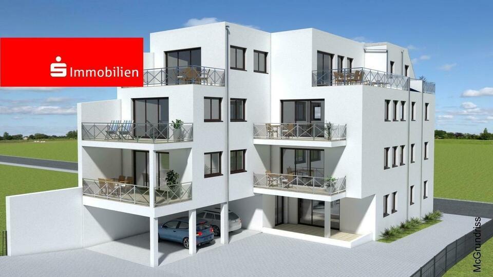 Neubau einer schicken Penthouse-Wohnung mit Blick in Richtung Scheerwald Frankfurt am Main