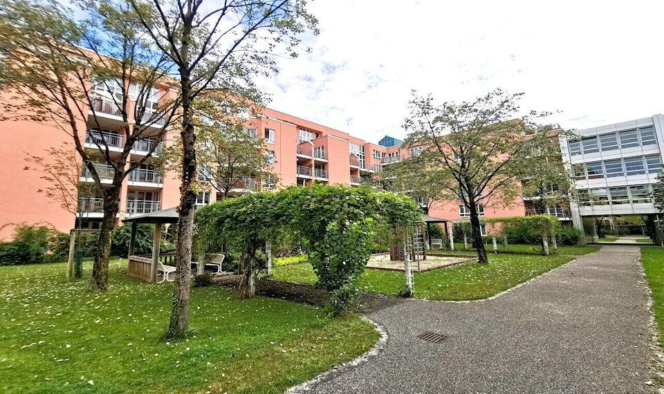 2 Apartments mit sonnigem Garten zum ruhigen Innenhof in Top Lage nahe Hackerbrücke Kirchheim bei München
