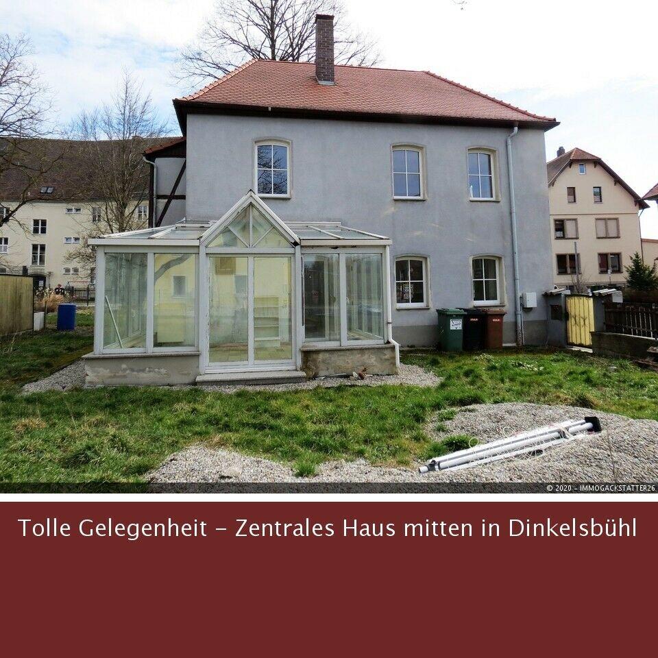 Einmalig - Großes Haus mit unerschlossenem Bauland zentral in Dinkeslbühl Bayern