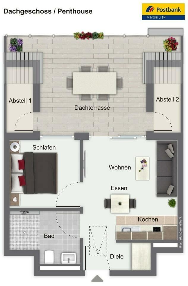 2,5-Zimmer-Penthouse-Wohnung *Wohnen am Dronfieldpark* W8 Baden-Württemberg