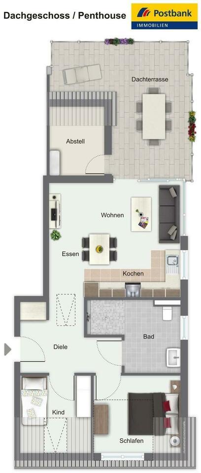 3,5-Zimmer-Penthouse-Wohnung *Wohnen am Dronfieldpark* W9 Baden-Württemberg