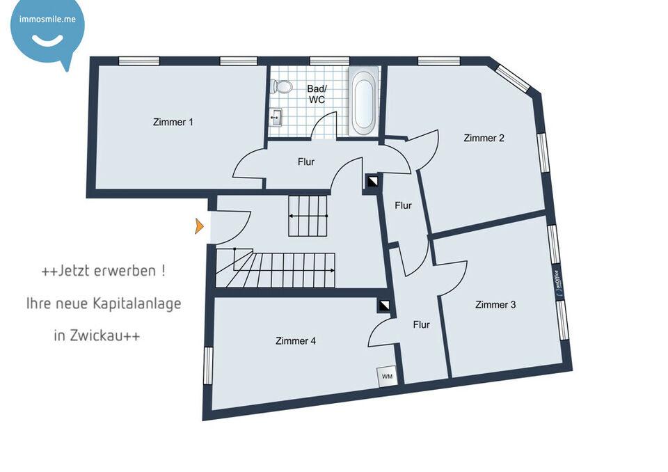 Kapitalanlage • 4-Zimmer • Gewerbe • in Zwickau • mit Stellplatz • zum Kauf Lichtenstein/Sachsen