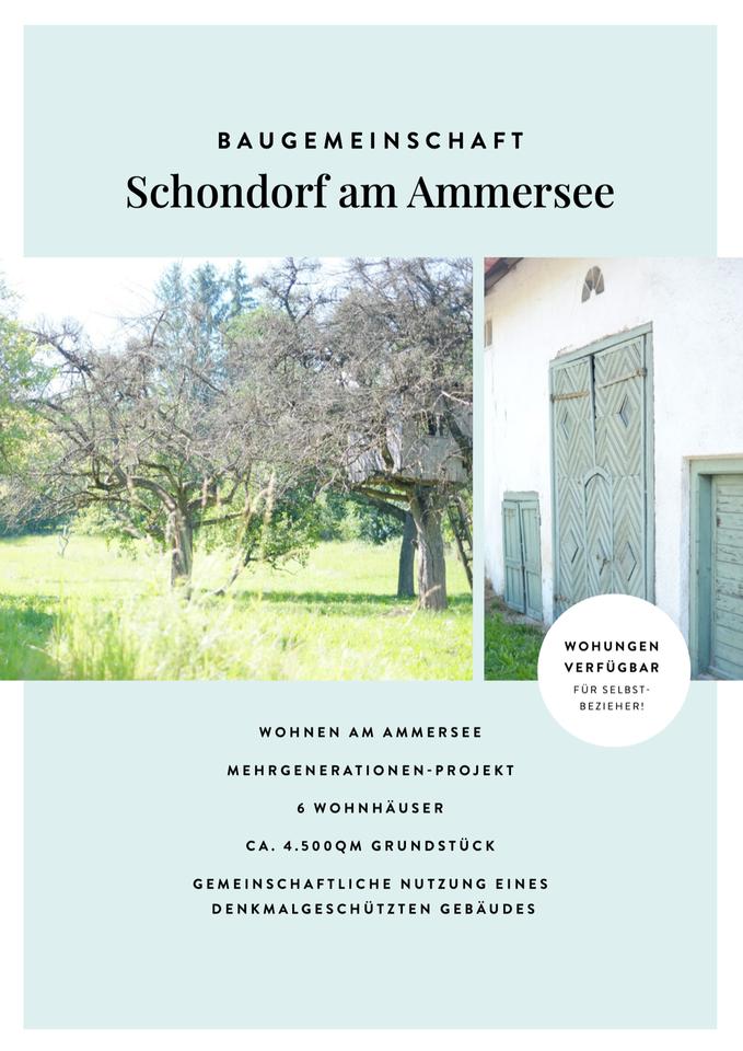 Wohnungen Schondorf/Ammersee, Baugemeinschaft, Selbstbezug, NEU Schondorf am Ammersee