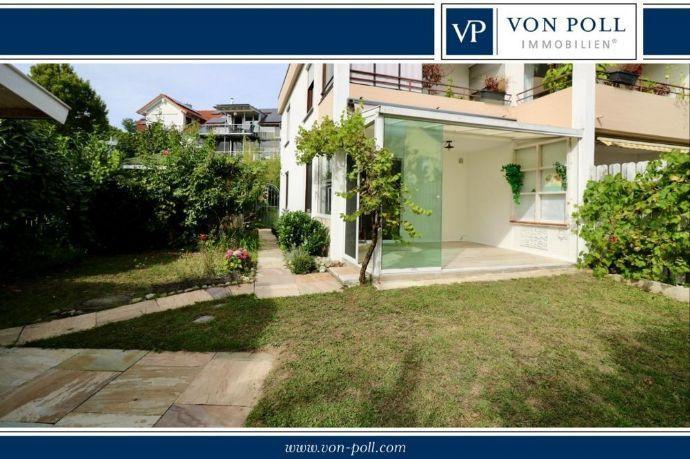 Top modernisierte 2 1/2 Zimmer Wohnung mit privatem Garten, Wintergarten und Saunabereich Kreisfreie Stadt Darmstadt