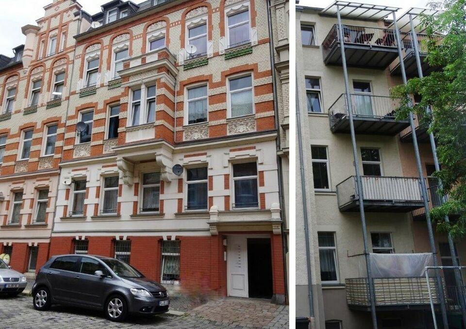 Komplett vermietetes MFH in ruhiger Querstraße mit Balkonen Plauen