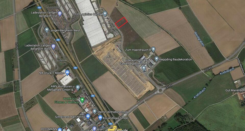 Voll erschlossenes Gewerbegrundstück in Autobahnnähe mit 3.500m² Fläche zu verkaufen Hammersbach