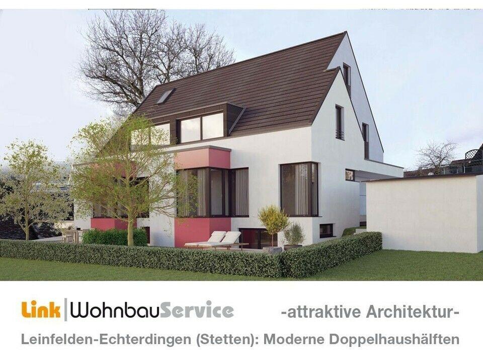 Leinf.-Echterdingen (Stetten): Waidacher Höhe - Neubau Doppelhaushälften - Architektenplanung 1 Baden-Württemberg