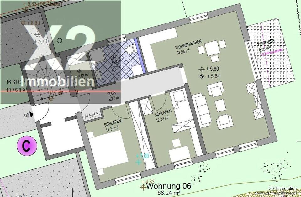 Erstbezug Ende 2021! Neubau! Eigentumswohnung mit großer Terrasse! Rheinland-Pfalz