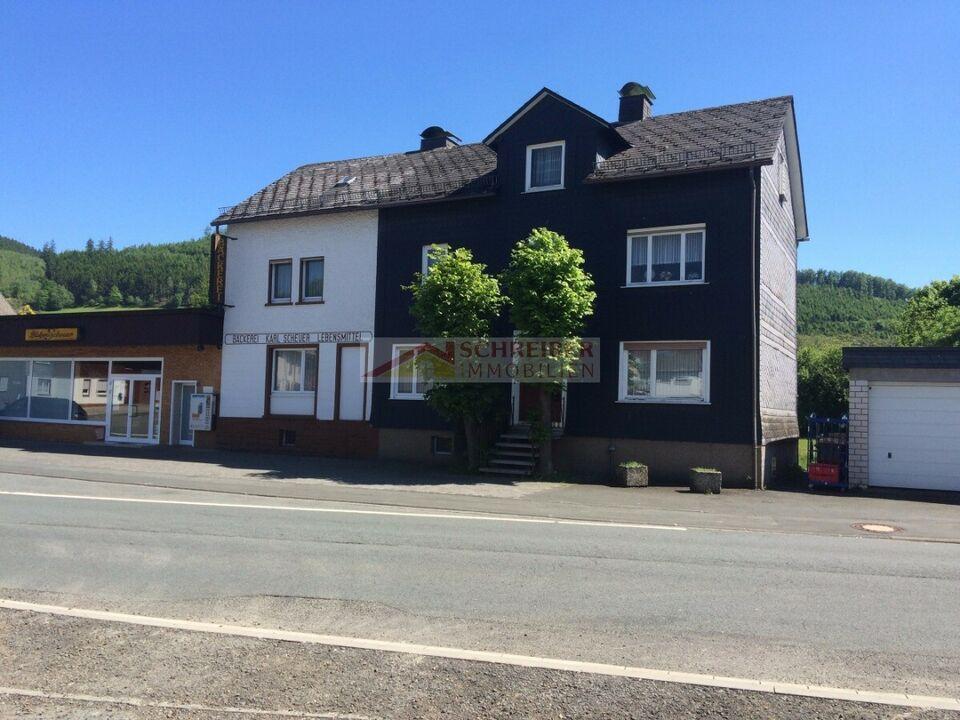 Wohnhaus mit Ladenlokal in Bad Laasphe-Banfe zu verkaufen. Bad Laasphe