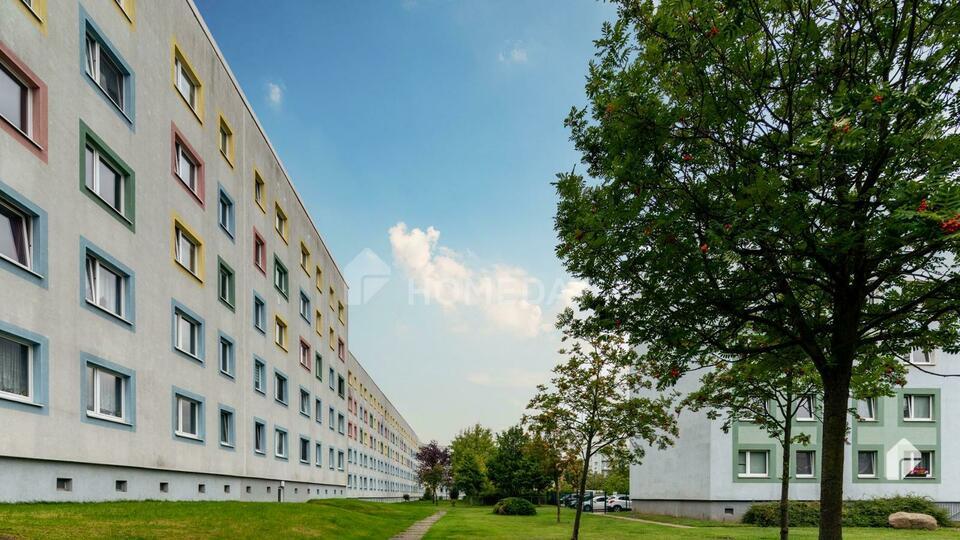 Sofort bezugsfrei: altersgerechte Erdgeschoss-Wohnung mit 4 Zimmern, Balkon und Keller Sachsen-Anhalt