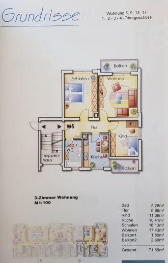 schöne 3 Zimmer Eigentumswohnung in Rastatt zu verkaufen Rastatt