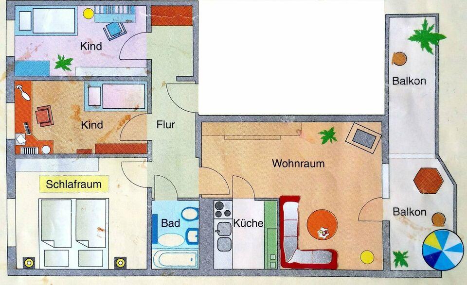 4 Zimmer Wohnung in hervorragender Lage Hochschule ohne Makler Mecklenburg-Vorpommern
