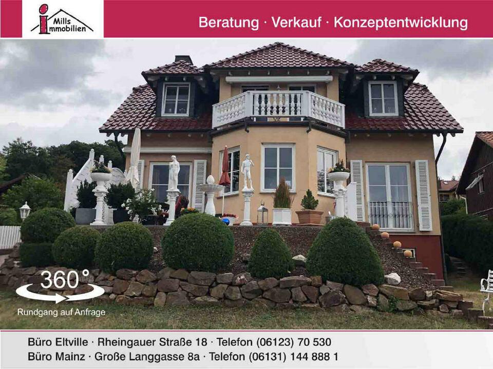 Tolles freistehendes Haus in Villenstil mit großem Garten in Naturnaher Lage Geisenheim