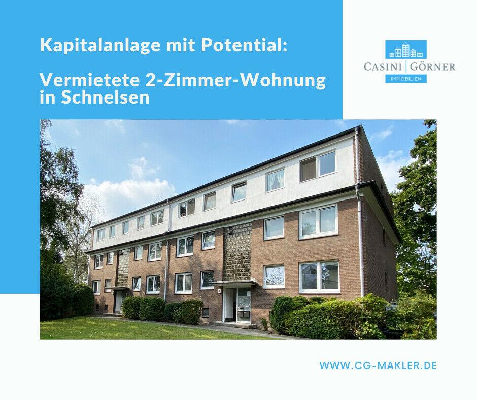 CASINI & GÖRNER: Spannende Kapitalanlage in Schnelsen: Vermietete 2-Zi.-Wohnung mit Potential Eimsbüttel
