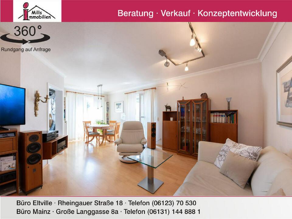 Traumhafte 2 Zimmer-Wohnung mit Blick auf Schloss Johannisberg Oestrich-Winkel