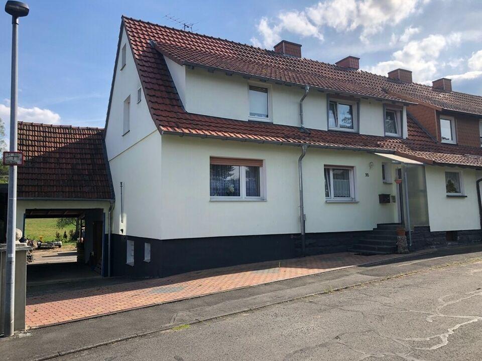Renoviertes Zweifamilienhaus mit ELW, Balkon und Terrasse in Hessisch Lichtenau Hopfelde Hessisch Lichtenau