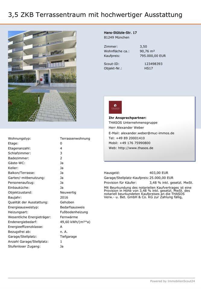 3,5 ZKB Terrassentraum St. Vinzenz-Viertel