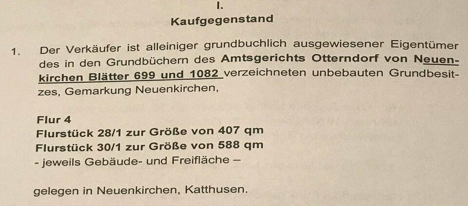 Grundstücke zu verkaufen (407 qm / 588 qm) Neuenkirchen
