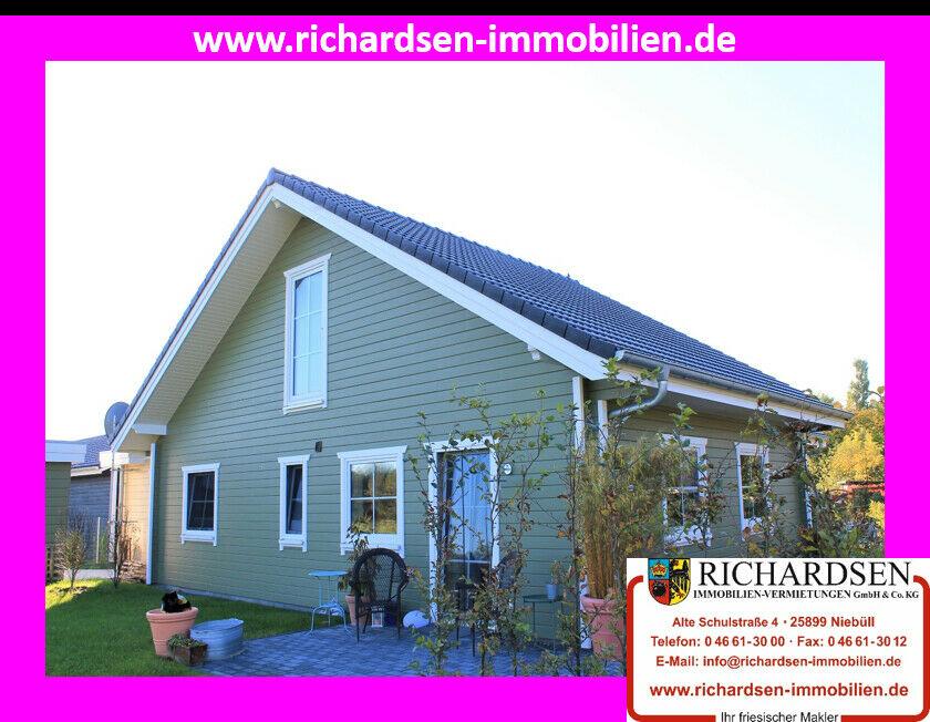 Neubau! Doppelhaushälfte als Holzhaus mit eigenem Stellplatz in 25899 Dagebüll OT Fahretoft Bosbüll