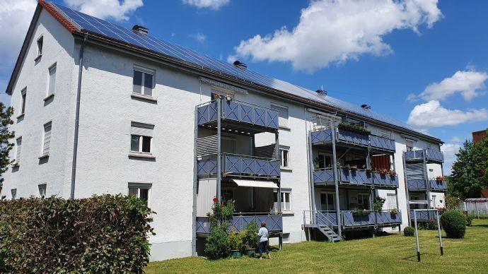 Verkauft! - 3-Zimmer-ETW mit Balkon und Einzelgarage und Beteiligung an PV-Anlage Ravensburg