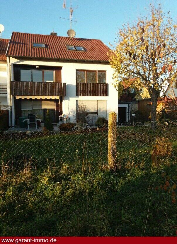 Vermietete Wohnung mit Süd-Terrasse, Garage und ca. 200 qm Garten am Ortsrand von Diedorf Diedorf