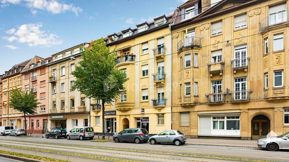 Gut aufgeteilte 2-Zimmer-Wohnung mit Keller in Mannheim-Neckarstadt Baden-Württemberg