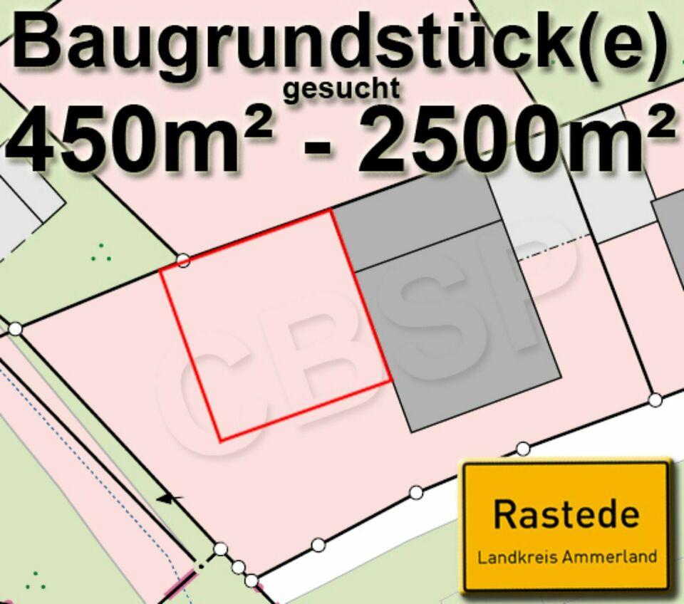 ca. 900m² Baugrundstück ggf. mit Abrisshaus -> 7500 Euro Prämie!! Rastede