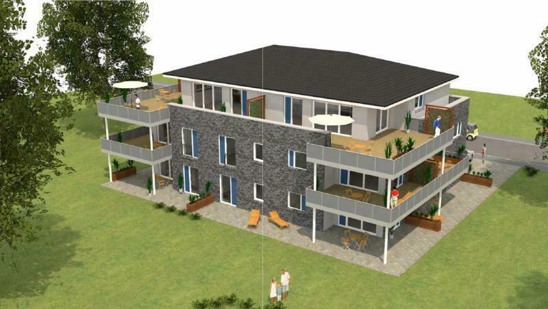 Neubau Penthouse-Eigentumswohnung am Einkaufs- und Gesundheitszentrum Walchum, www.deWeerdt.de Walchum